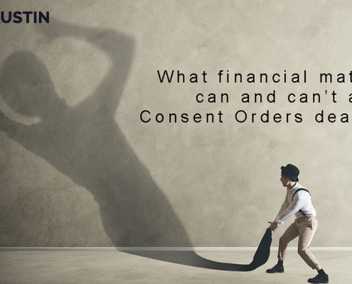 What financial orders can you put in Consent Orders