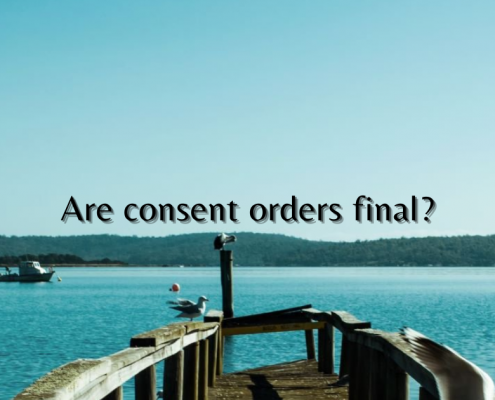 Are consent orders final