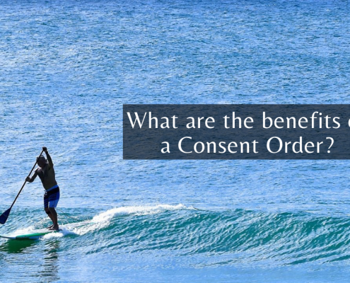 What are some benefits of signing Consent Orders