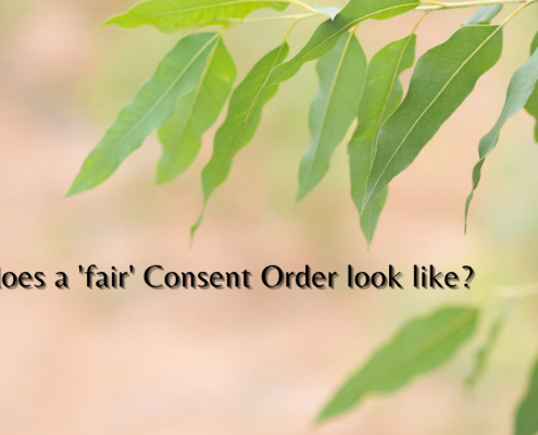 What does a 'fair' Consent Order look like?